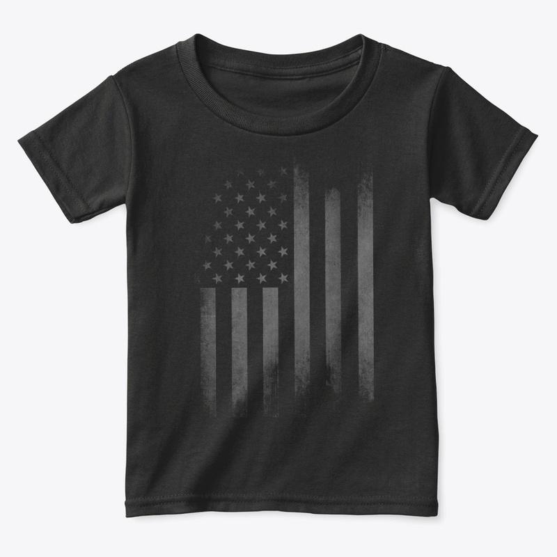 In God We Trust - Flag (Toddler & Kids)